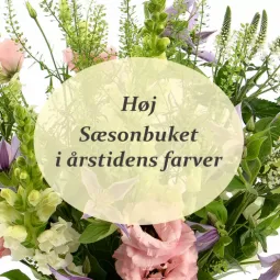Sæsonbuket i årstidens farver (Høj)
